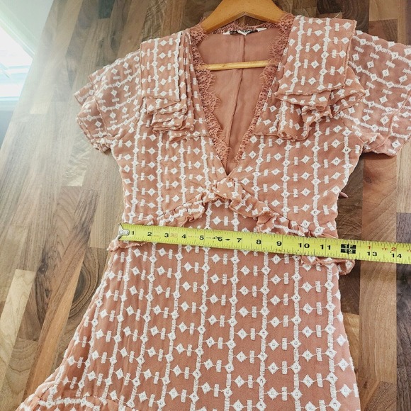 Walter Baker Santiago Embroidered Ruffle Dress‎ Size 0 - Picture 12 of 15